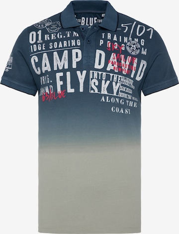 CAMP DAVID Shirt in Blue: front