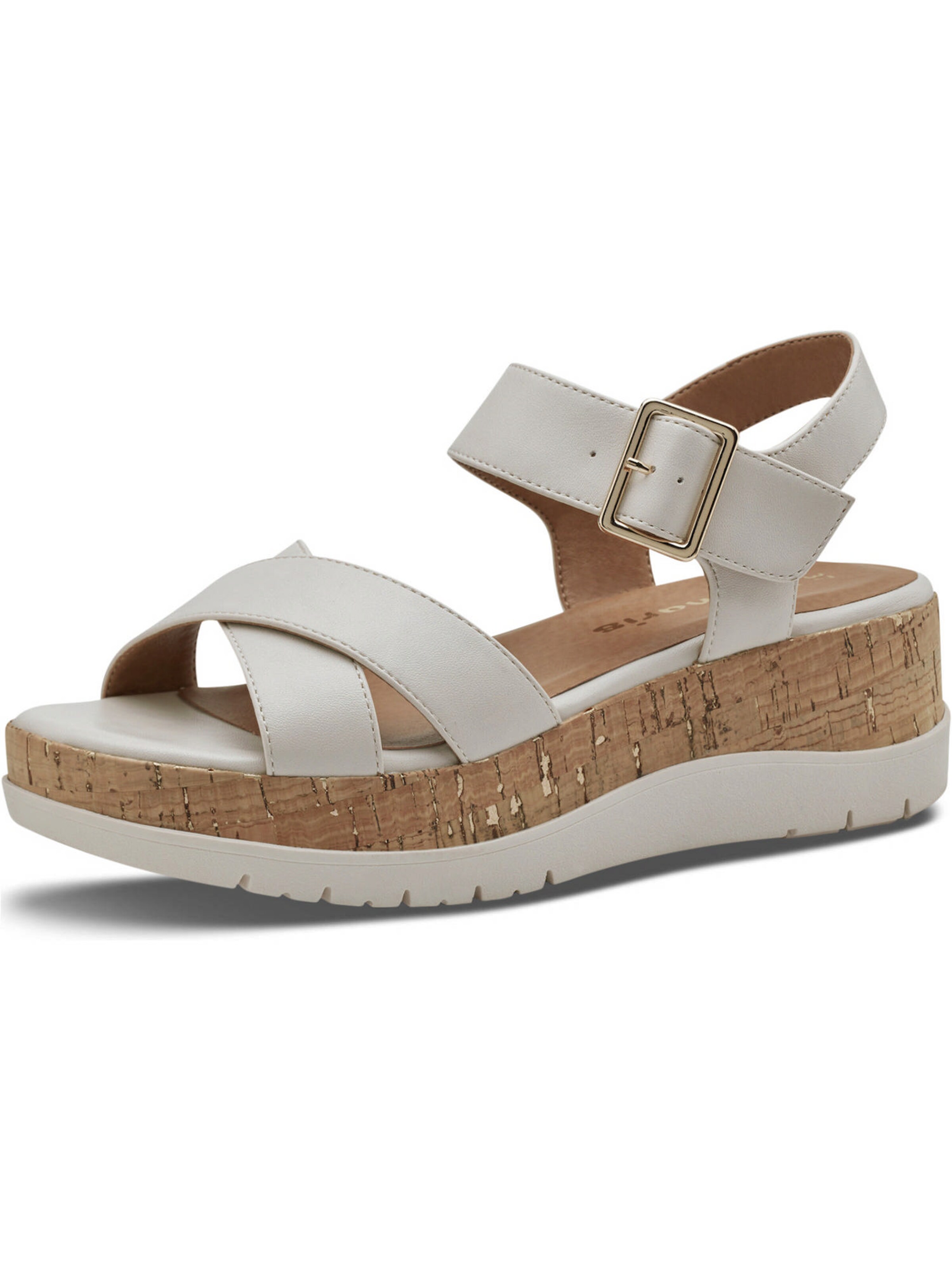 Tamaris Sandaal in Grijs: voorkant