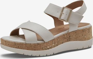 Tamaris Sandals in Grey: front