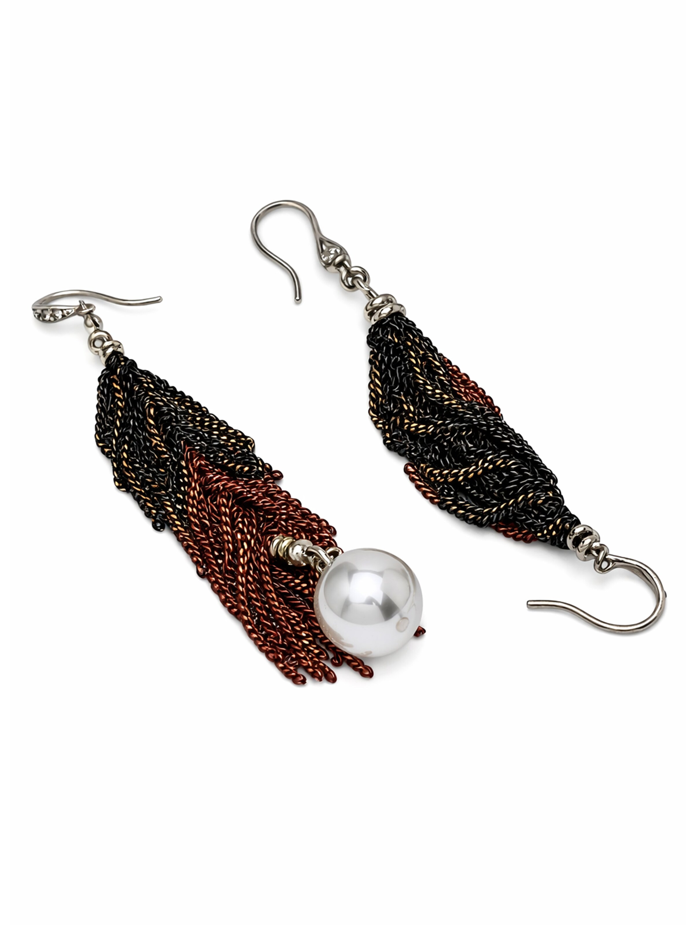 AVANT-GARDE PARIS Øreringe 'Noréa' i rød