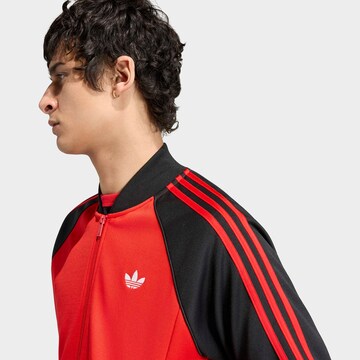 ADIDAS ORIGINALS Ζακέτα φούτερ 'SST' σε κόκκινο