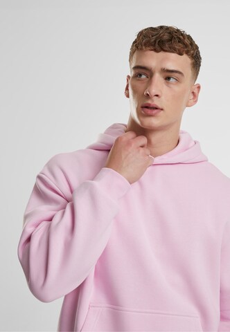 Urban Classics Sweatshirt 'Fluffy' in Pink