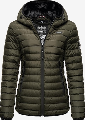 MARIKOO Winter Jacket 'Jaylaa' in Green: front