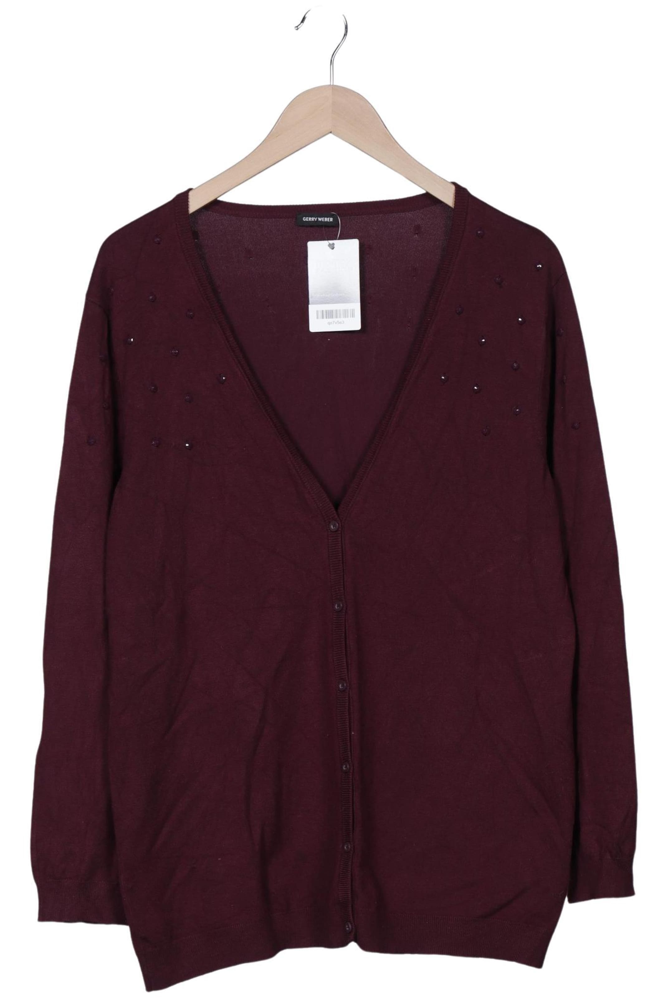 GERRY WEBER Strickjacke XXL in Rot: Vorderseite