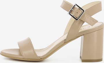 EVITA Sandalen met riem in Beige