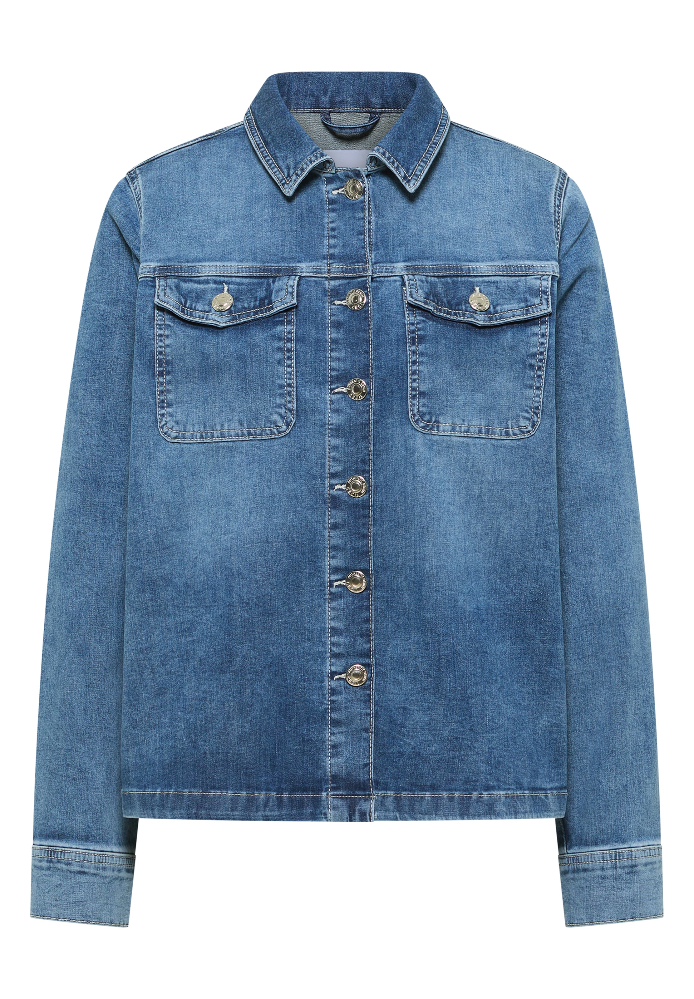 CECIL Oversizeshirt in Blau: Vorderseite
