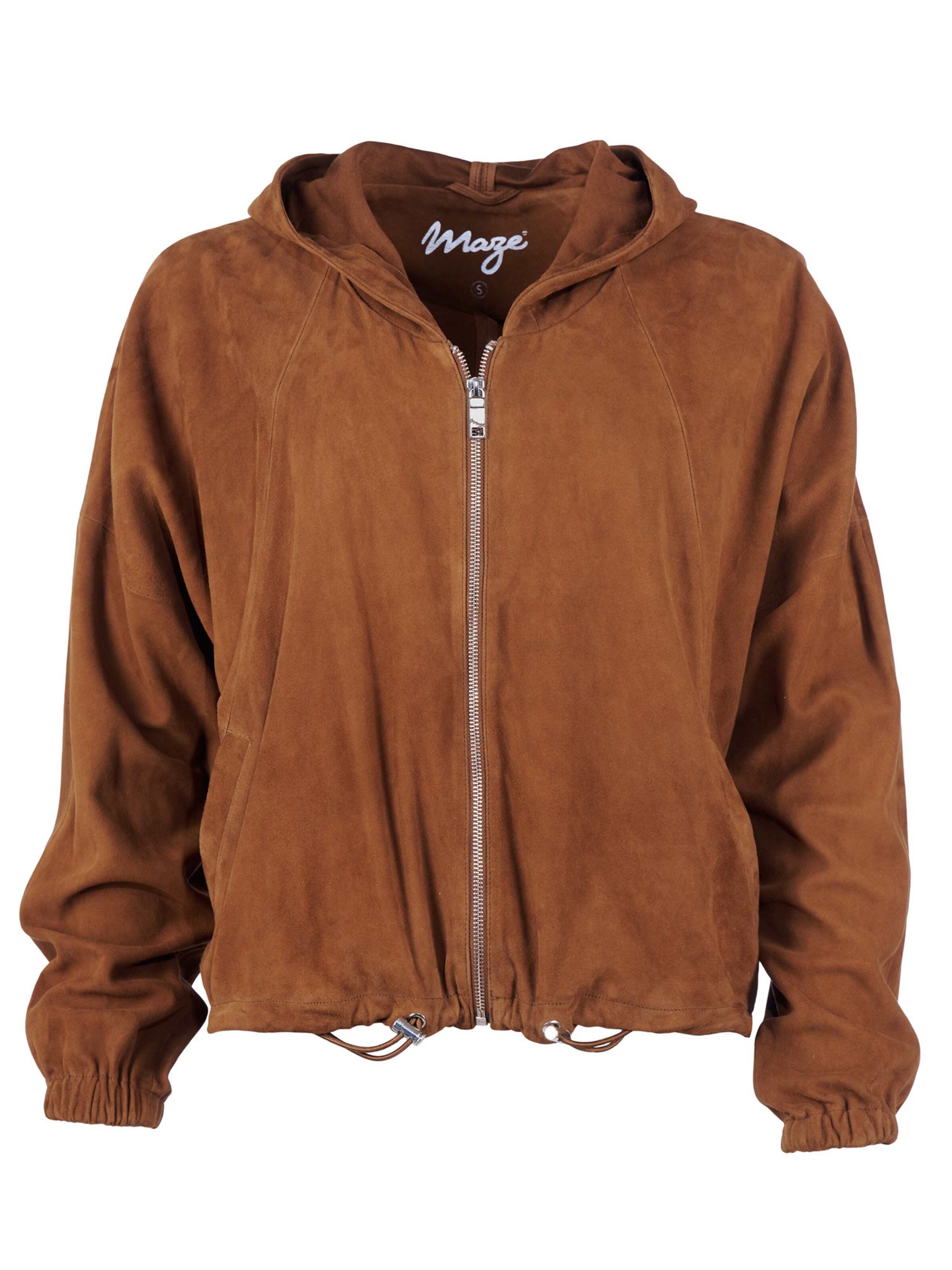 Maze Tussenjas in Bruin: voorkant