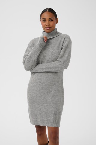 Kaffe Gebreide jurk 'KAmyra ' in Grijs: voorkant