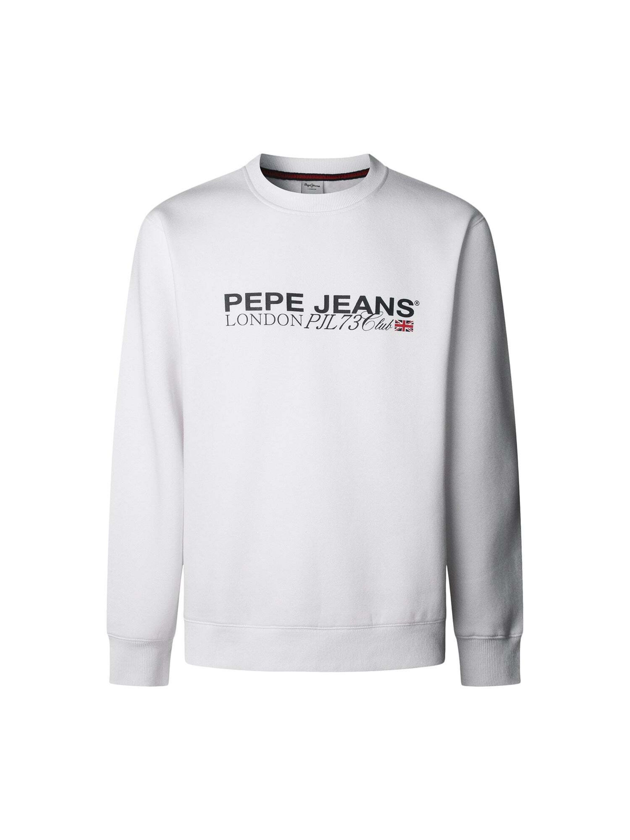 Pepe Jeans Sweatshirt 'Matthew' in Weiß: Vorderseite