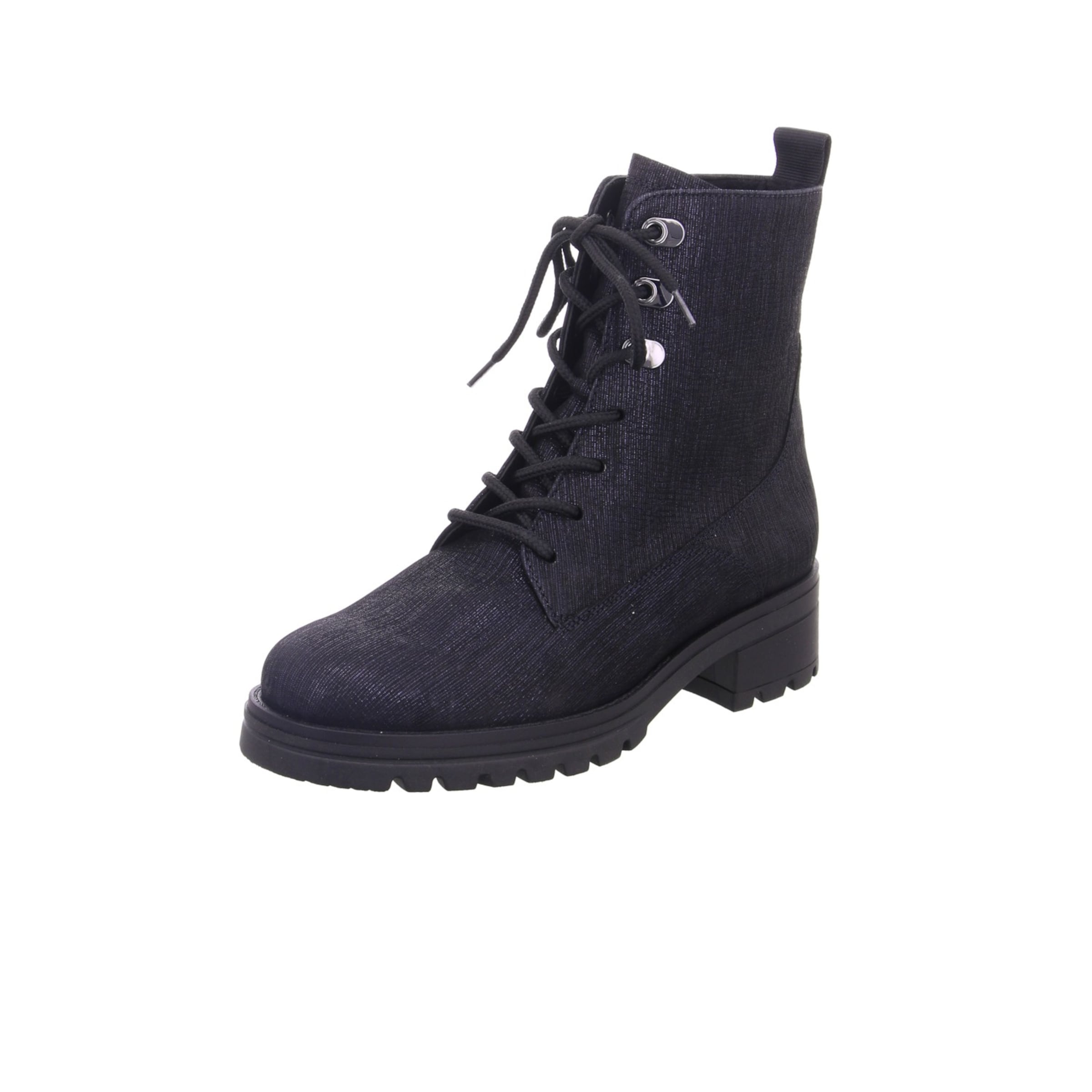 GABOR Schnürstiefelette in Blau: Vorderseite