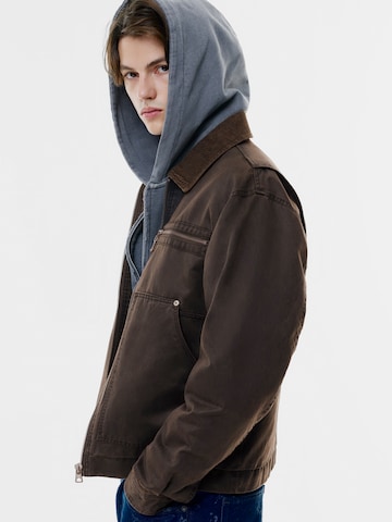 Veste mi-saison Pull&Bear en marron