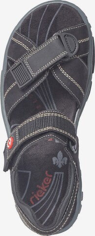Rieker Pohodni sandali | črna barva