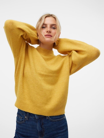 Pulover 'VMLEAF' de la VERO MODA pe galben