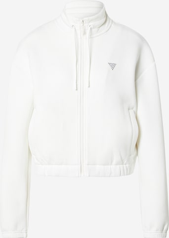 Veste de survêtement 'CECILIA' GUESS en blanc : devant