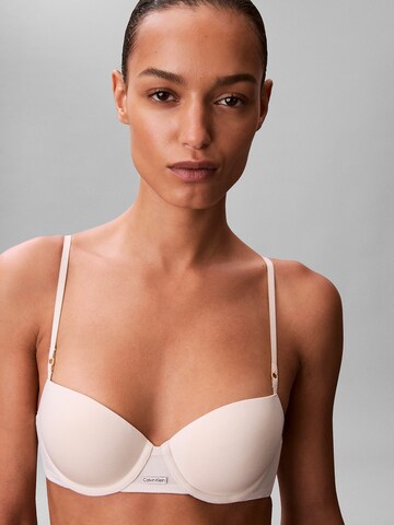 Calvin Klein T-shirt Bra in Beige