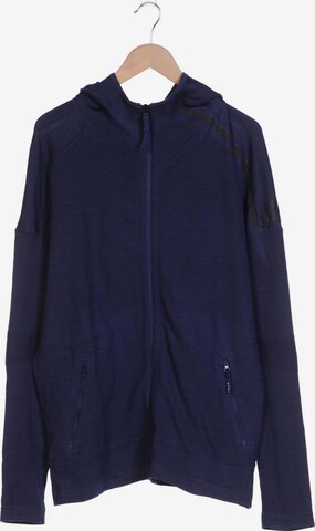 ADIDAS PERFORMANCE Kapuzenpullover XL in Blau: predná strana