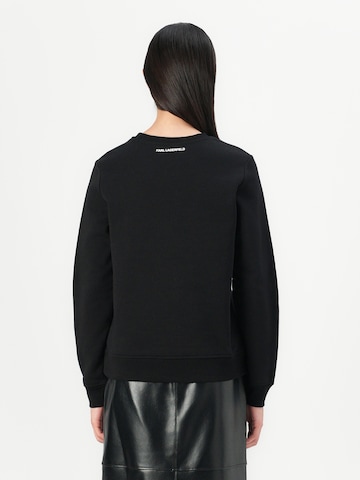 Karl Lagerfeld Μπλούζα φούτερ 'Ikon' σε μαύρο: πίσω