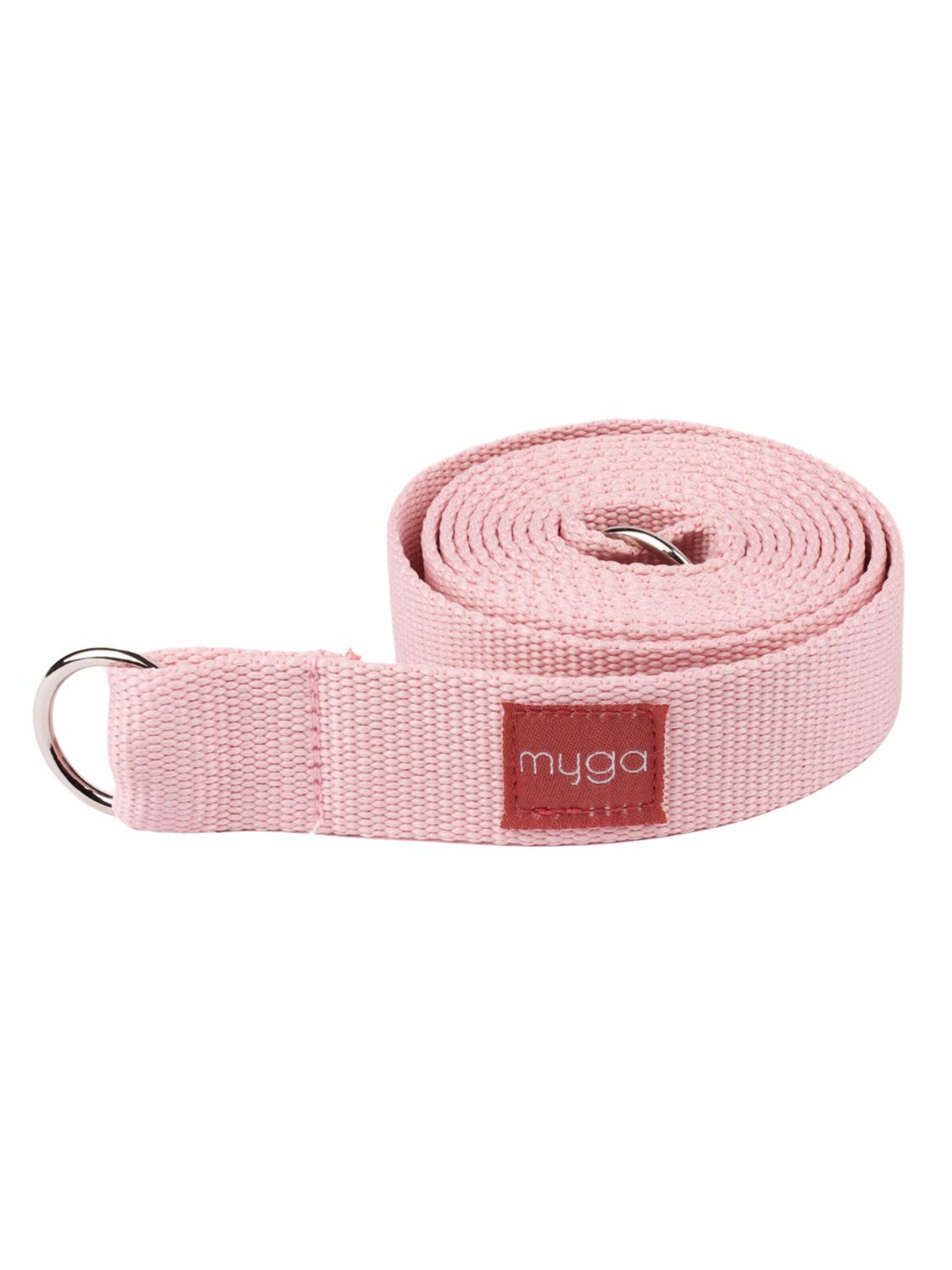 myga Mat 'Yoga-Einsteiger-Set - Terrazzo Design' in Pink