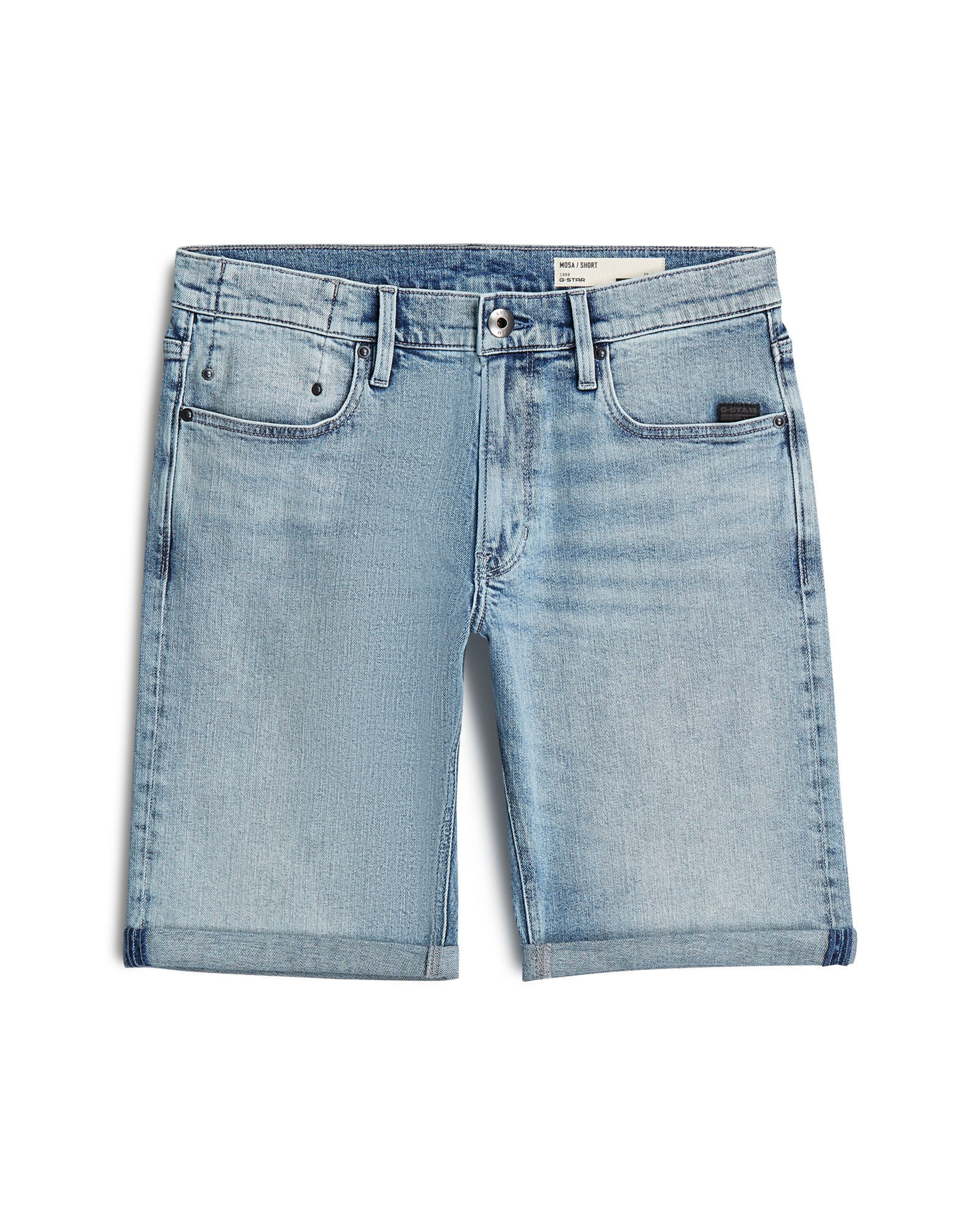 G-STAR Regular Broek ' Mosa Short' in Blauw: voorkant