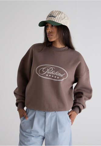 Prohibited Sweatshirt 'Five-Star' in Grau