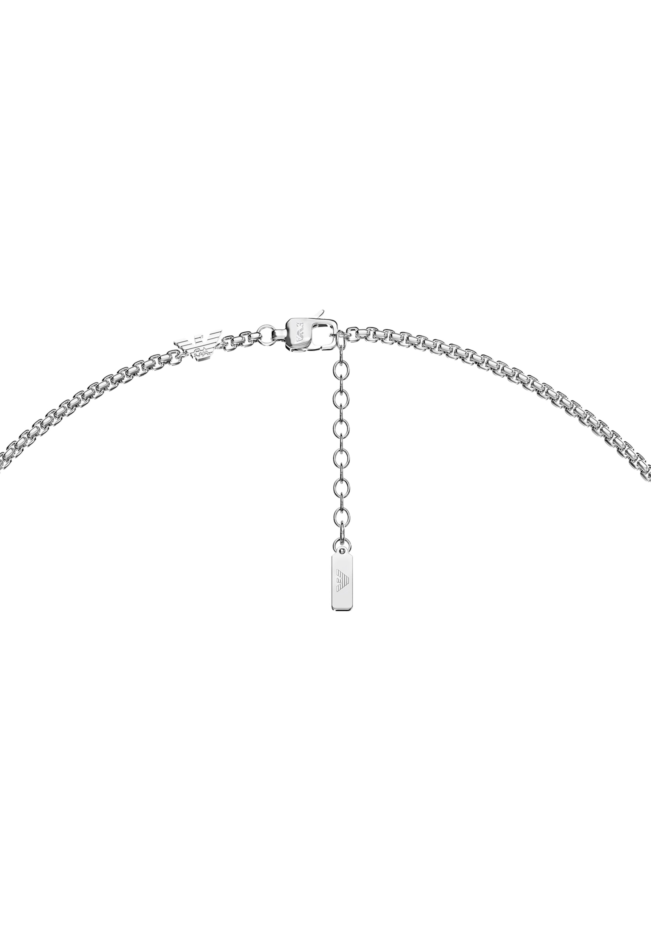 Emporio Armani Verižica | srebrna barva