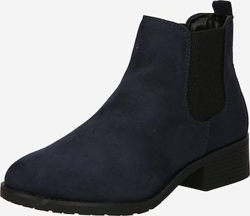 Dorothy Perkins - Botas chelsea 'Megan' em preto: frente