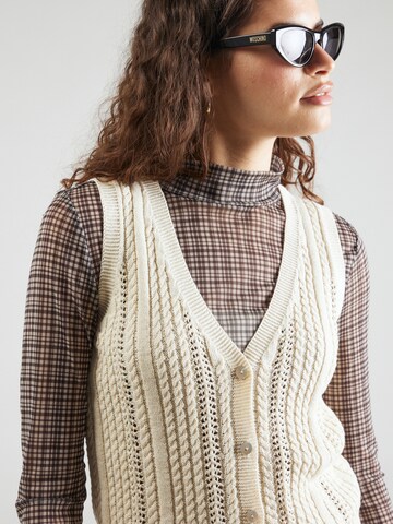 NÜMPH Knitted Vest 'BLAIR' in Beige