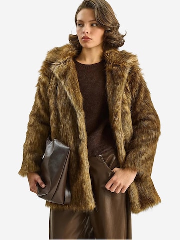 Bianco Lucci Wintermantel in Bruin