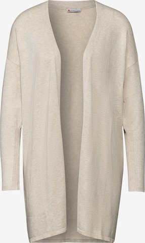STREET ONE Langer Cardigan in Beige: Vorderseite