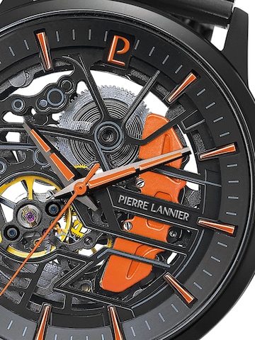 Pierre Lannier Analoog horloge 'Automatic watch Paddock' in Zwart
