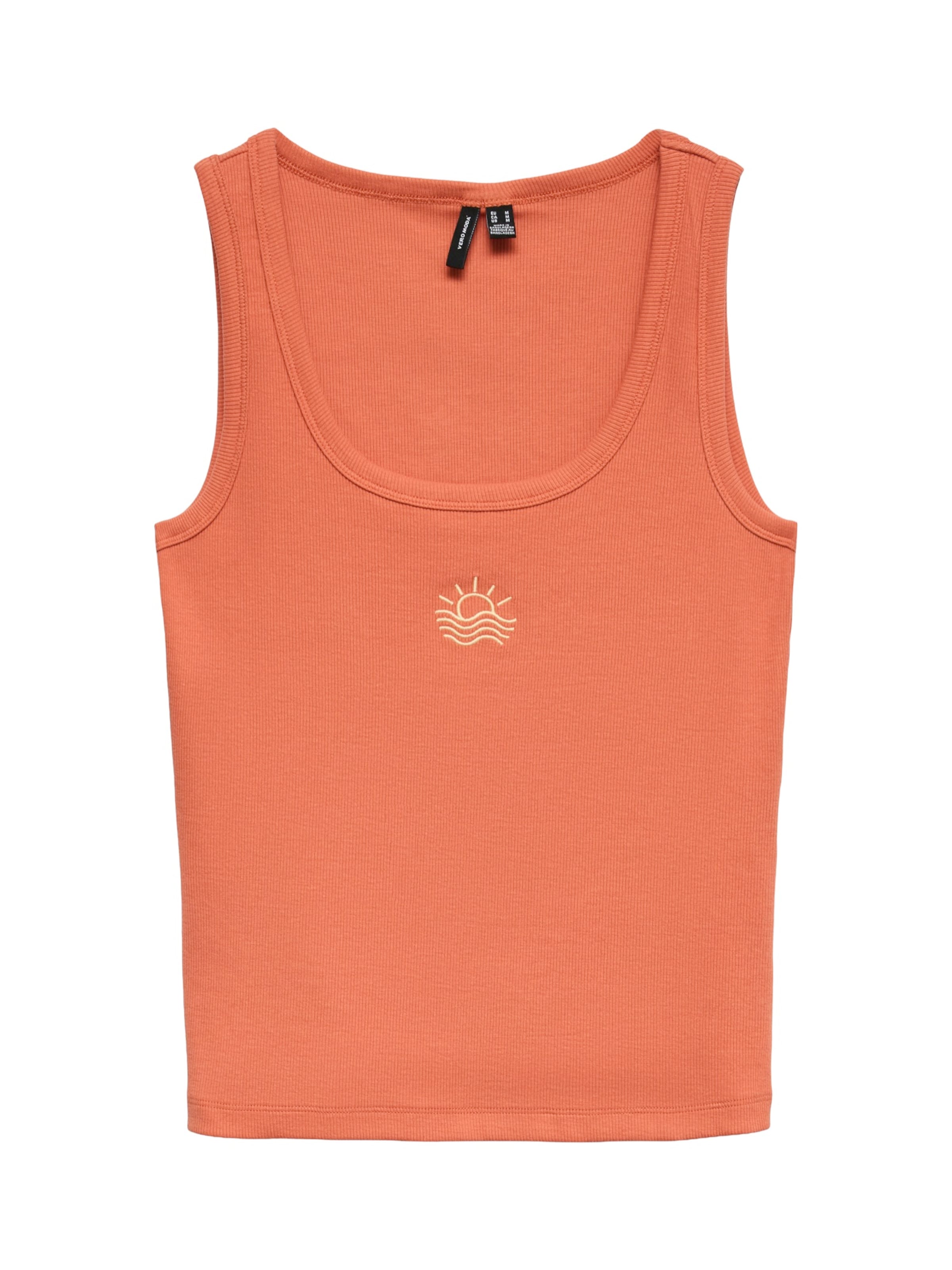 VERO MODA Τοπ 'VMDISA' σε πορτοκαλί: μπροστά