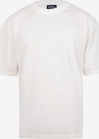 T-Shirt Dropsize en beige : devant