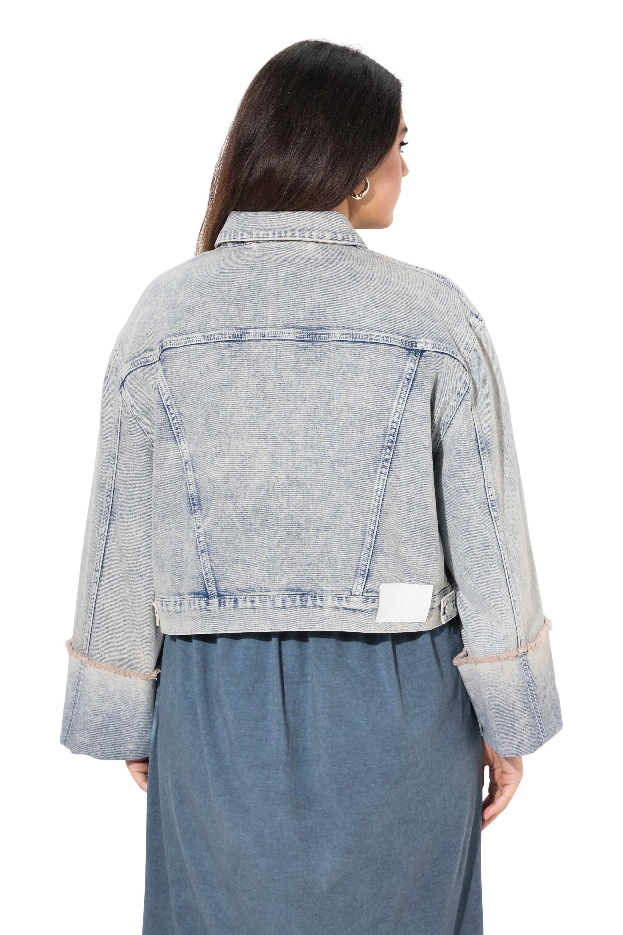 Ulla Popken Between-season jacket in Blue