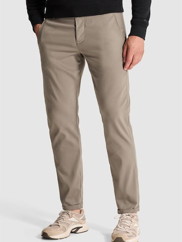 CAST IRON - Tapered Pantalón chino 'Cylas tapered fit chino' en marrón: frente