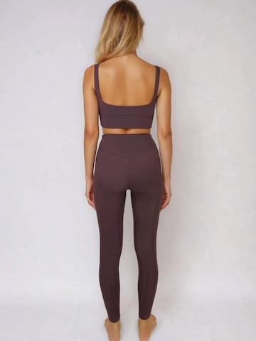 Flavia Valentini Skinny Leggings in Bruin