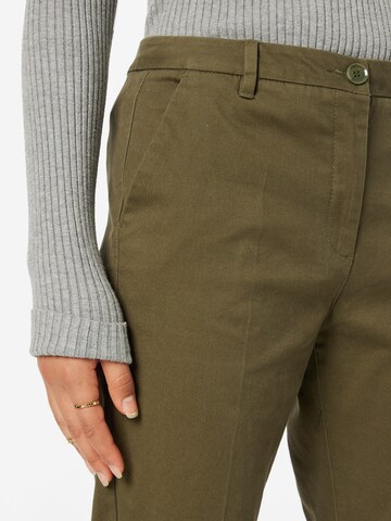 Sisley - Slimfit Pantalón chino en verde