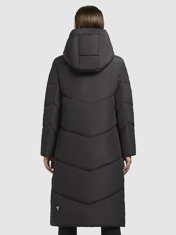 khujo Wintermantel 'Soonje6' in Schwarz