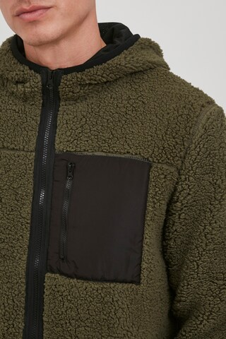 !Solid Fleece Jacket 'Luka' in Green