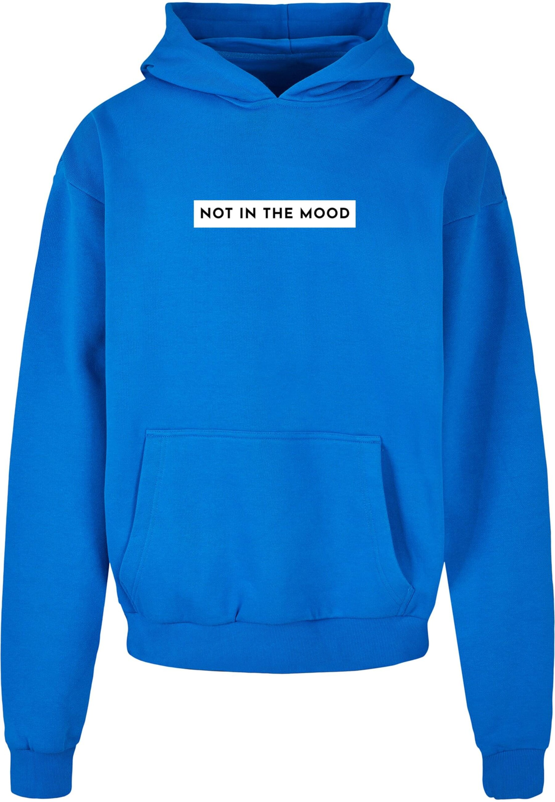 Merchcode Sweatshirt 'NITM-Crate' in Blauw: voorkant