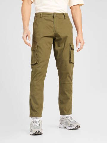 Regular Pantalon cargo 'CAM STAGE' Only & Sons en vert : devant