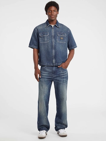 GUESS Comfort fit Button Up Shirt in Blue