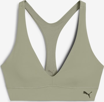 PUMA Sport bh 'Shapeluxe' in Groen: voorkant