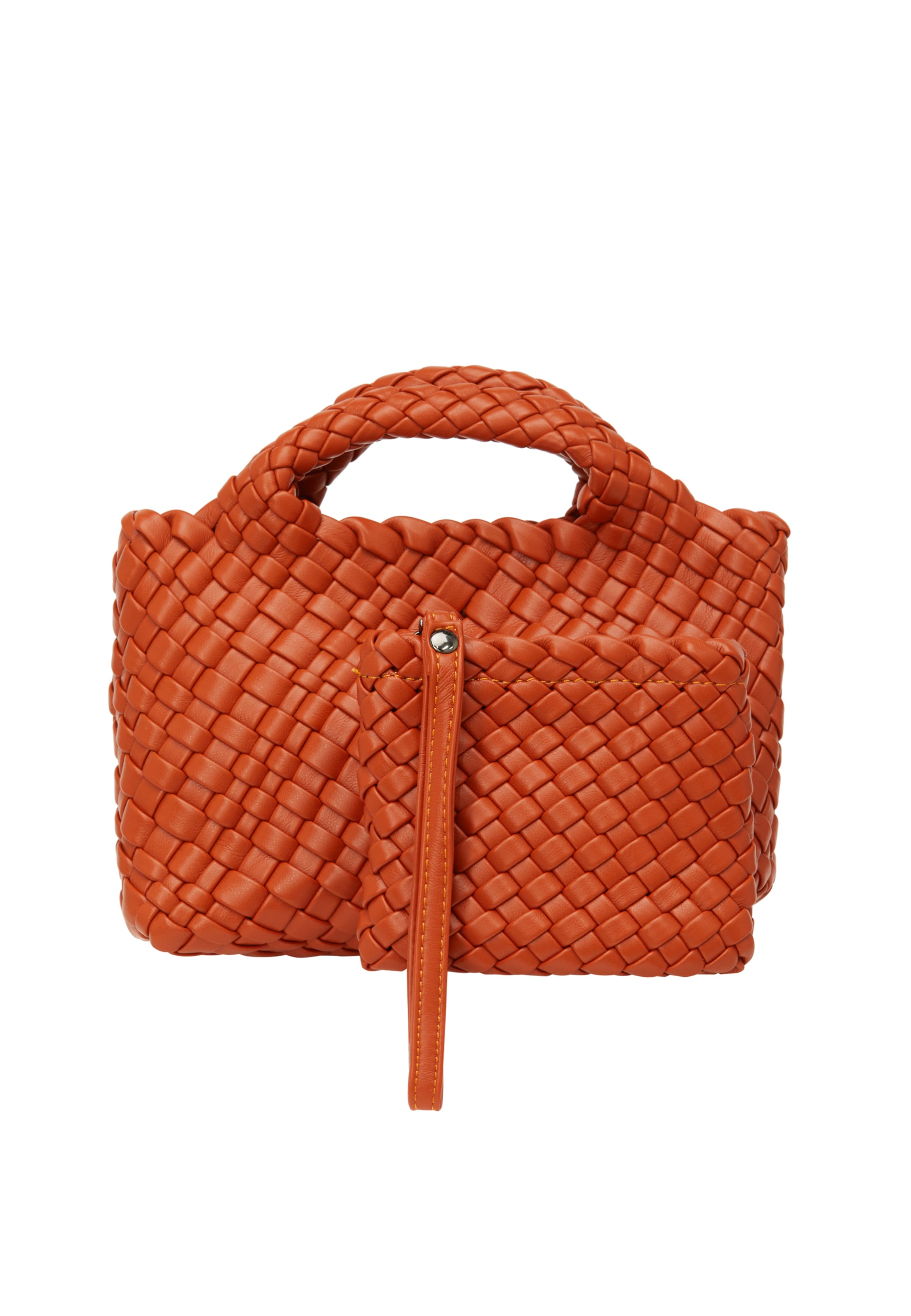 NAEMI - Bolso de mano en naranja: frente