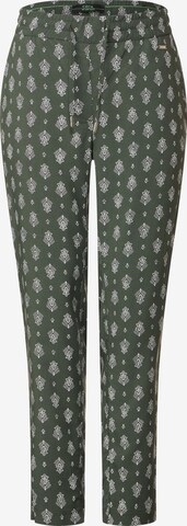 CECIL Tapered Broek in Groen: voorkant