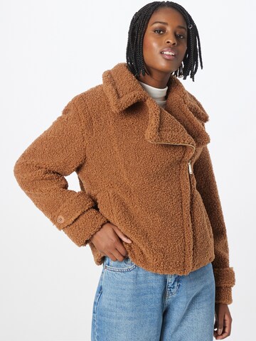 River Island Between-season jacket in Brown: front