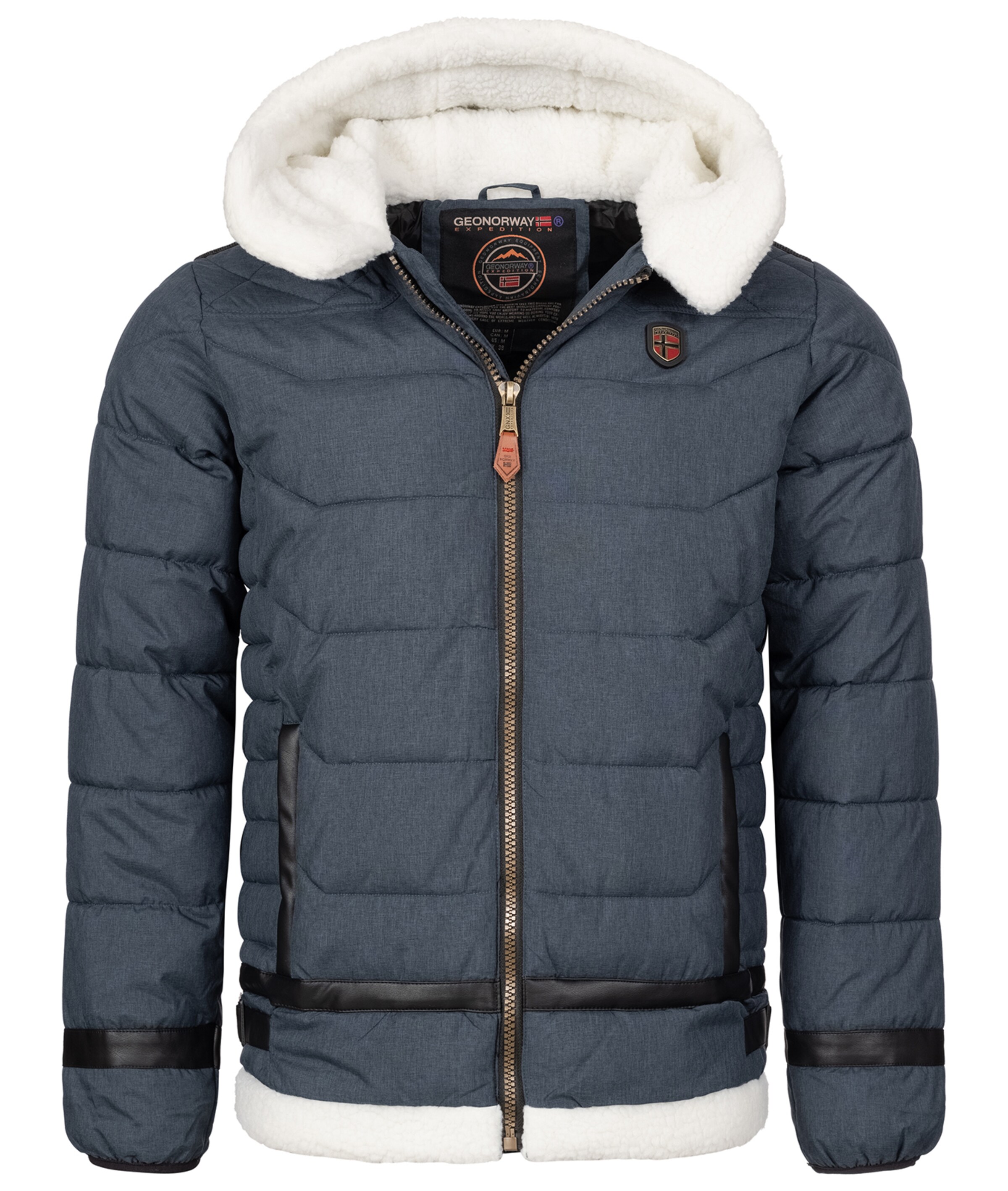 Geo Norway Winter jacket in Blue: front