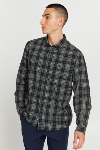 !Solid Regular fit Overhemd 'Court' in Blauw: voorkant