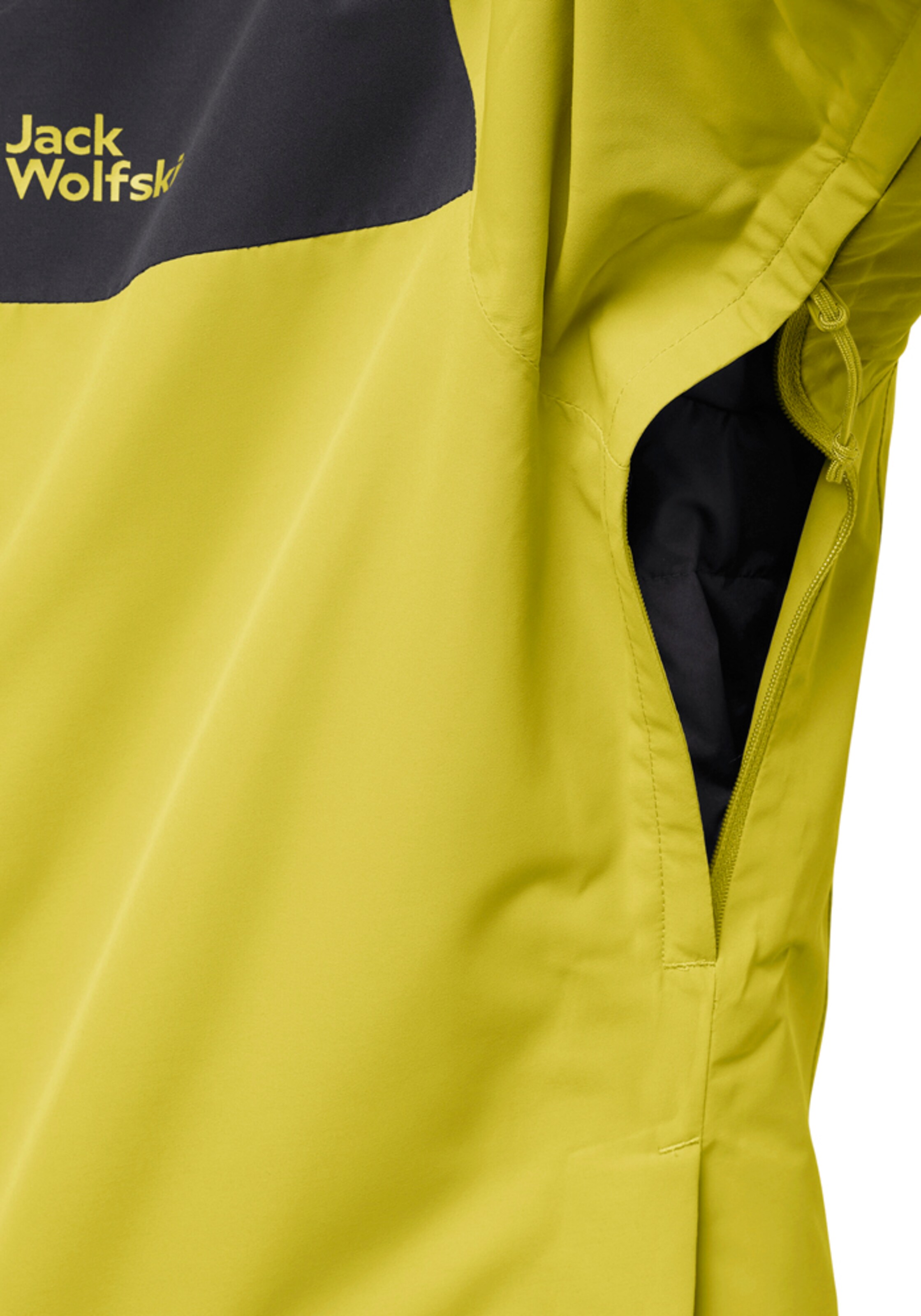 JACK WOLFSKIN Outdoor jacket 'Jasper' in Yellow