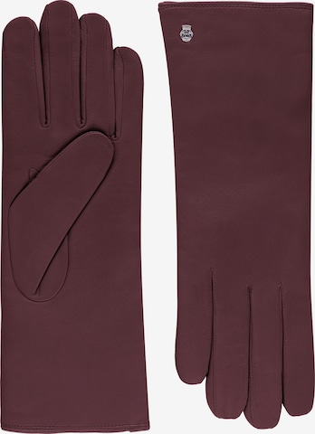Roeckl Full Finger Gloves 'Prag' in Red: front