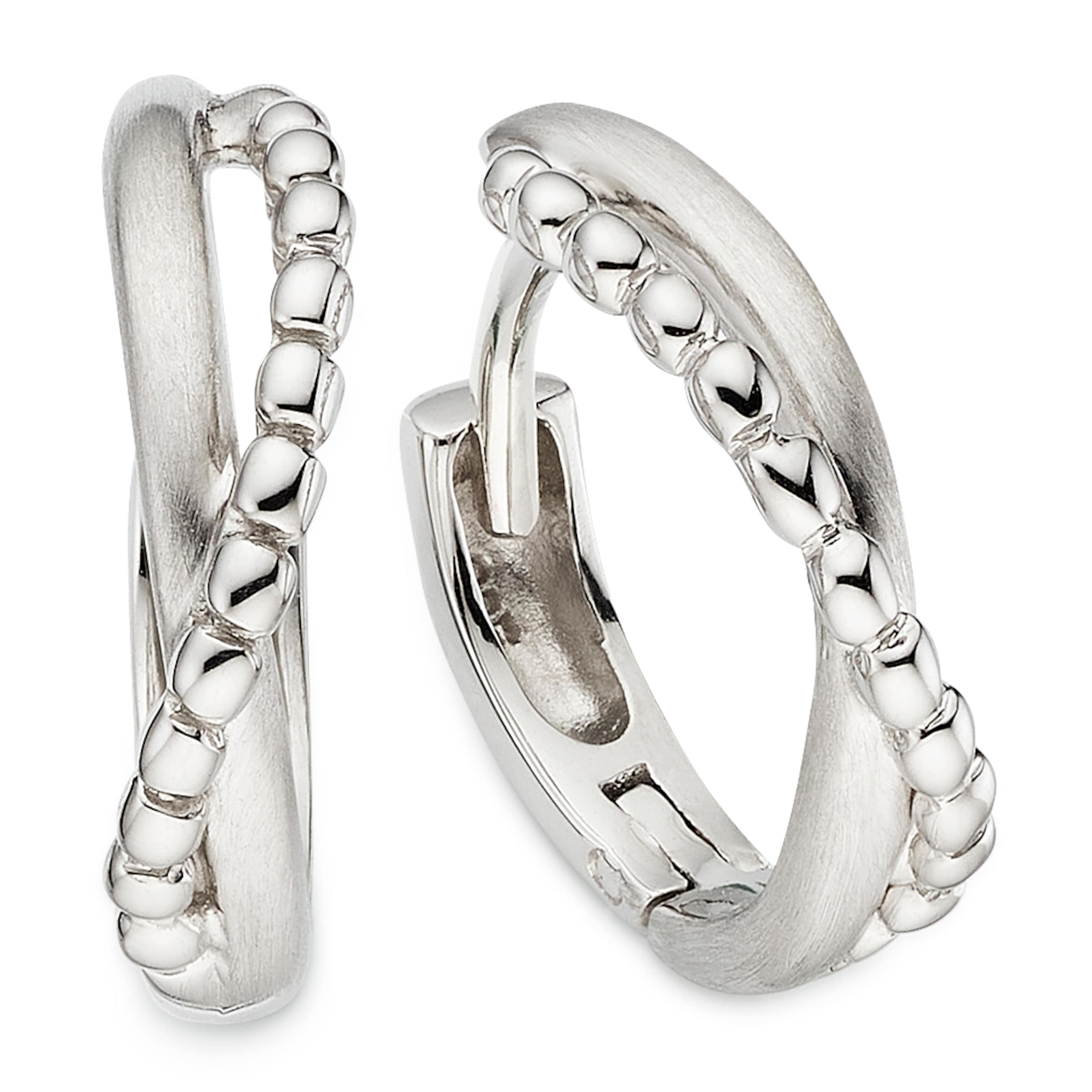 Bruno Banani LM Ohrringe in Silber: Vorderseite